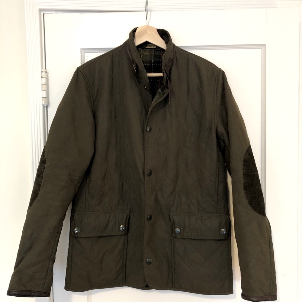 Like new Barbour waxed canvas jacket